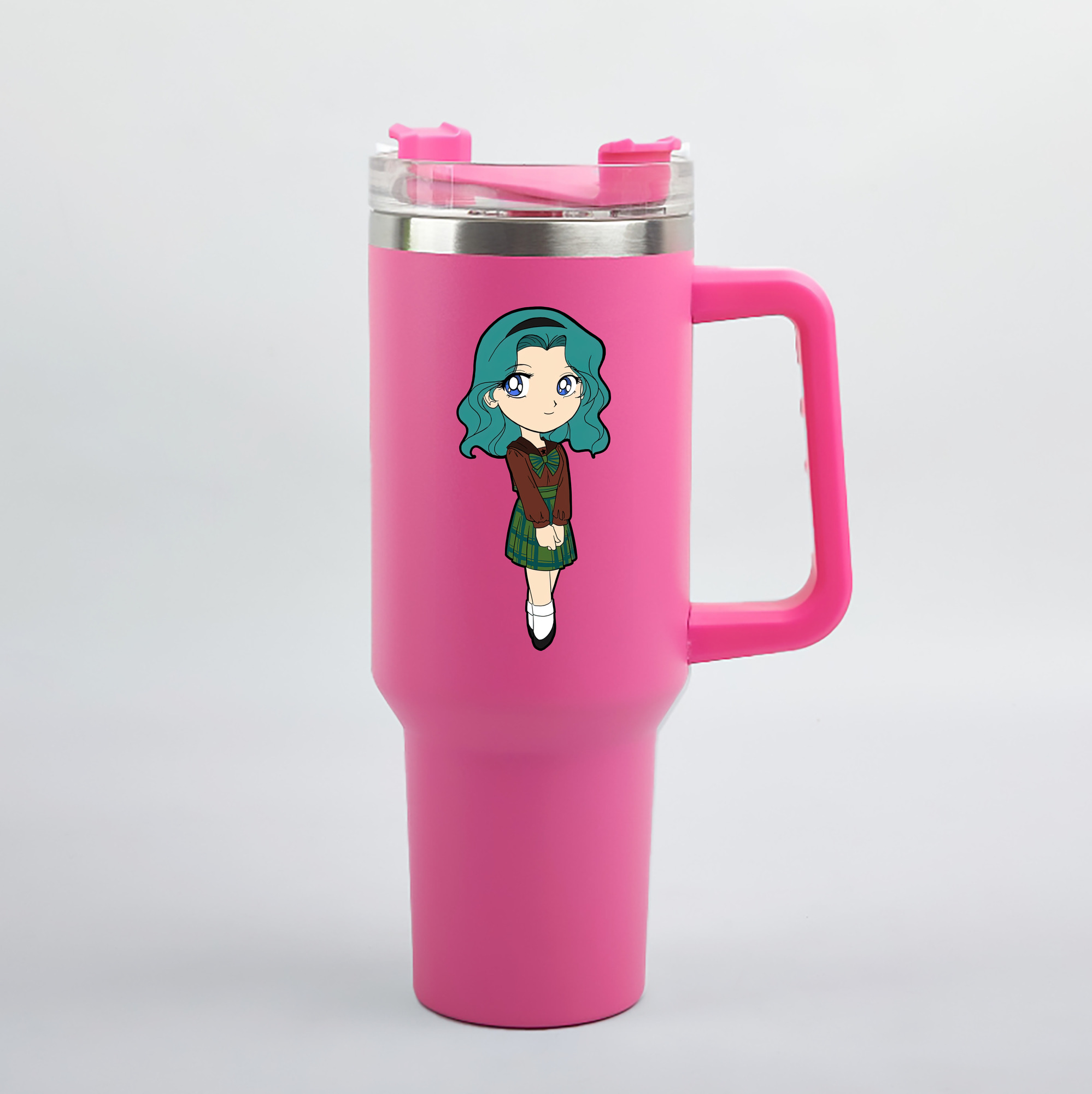 （画像用） 美少女戦士セーラームーン 海王 みちる（かいおう みちる） Sailor Moon Kaiou Michiru 1200mL車用タンブラー（カラープリント）